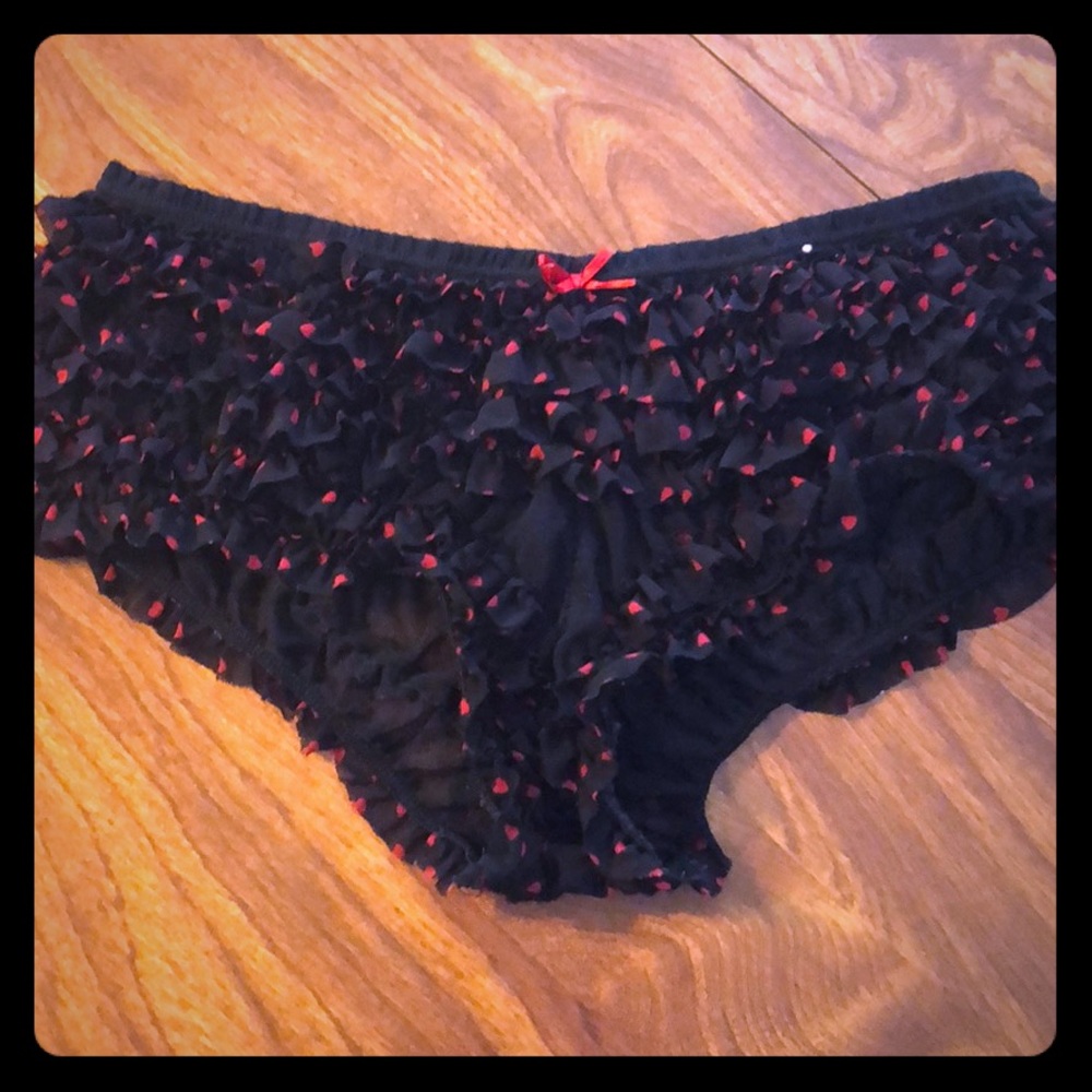 Flared boy shorts panties